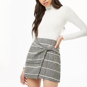 Forever 21 Woven Plaid Mini Skirt